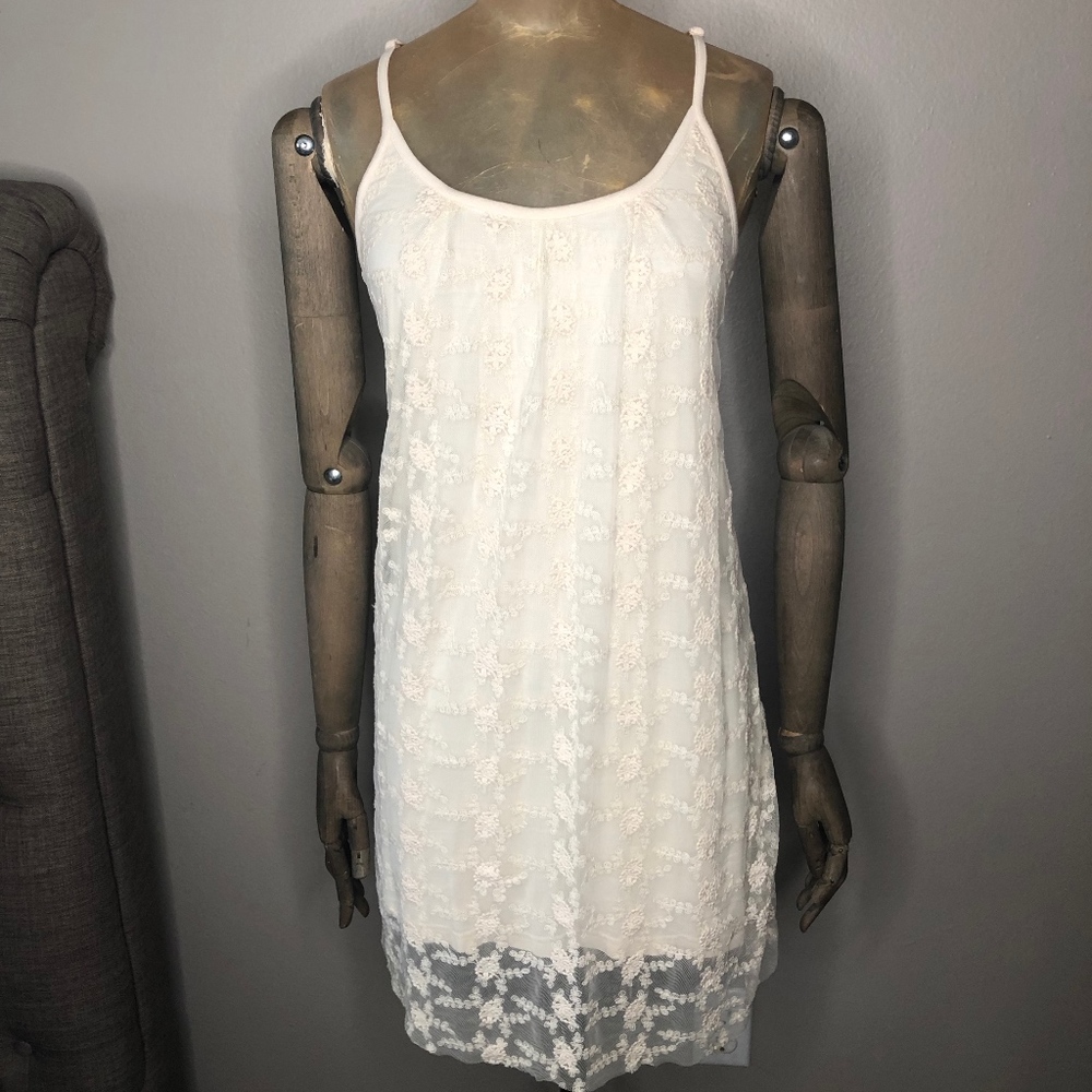Lace slip dress